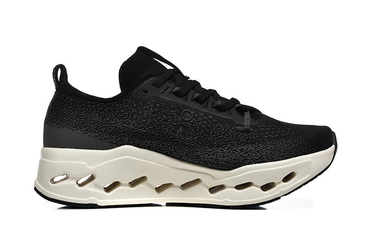 On Cloudsurfer Max Road-Running Shoes Black/White