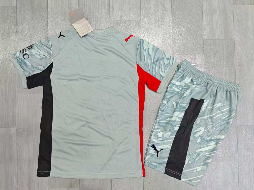KIDS AC Milan  GK Kit – Grey Marble Pattern