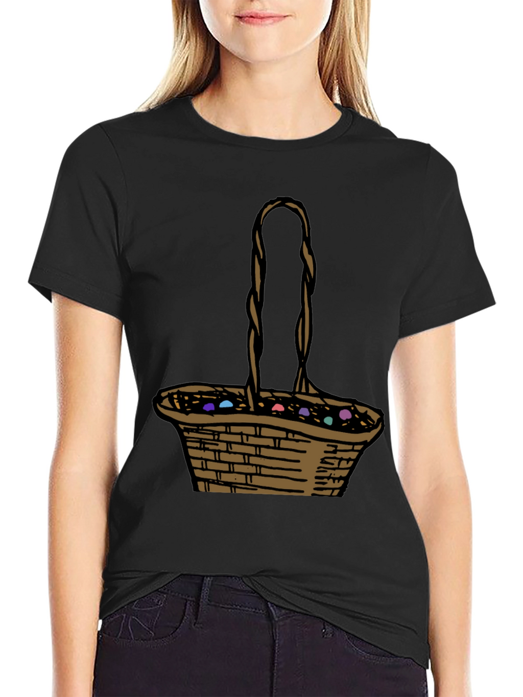 Easter Basket T-Shirt: Fun Festive Comfortable