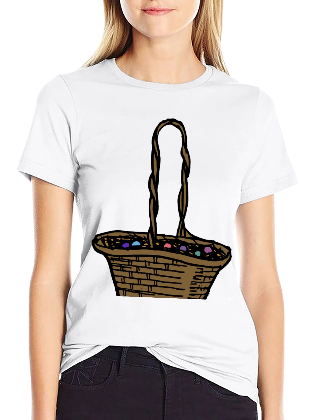 Easter Basket T-Shirt: Fun Festive Comfortable