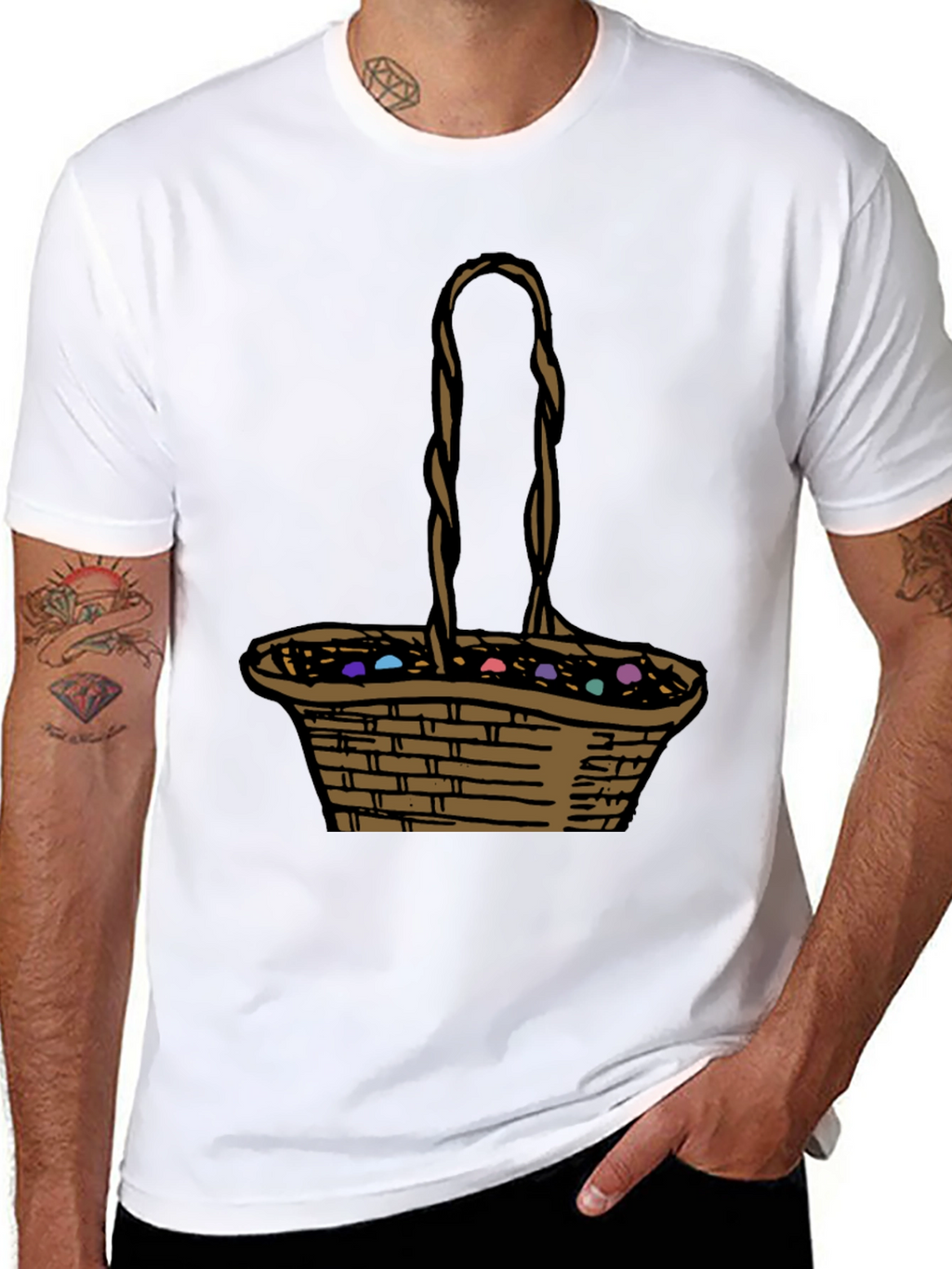Easter Basket T-Shirt: Fun Festive Comfortable