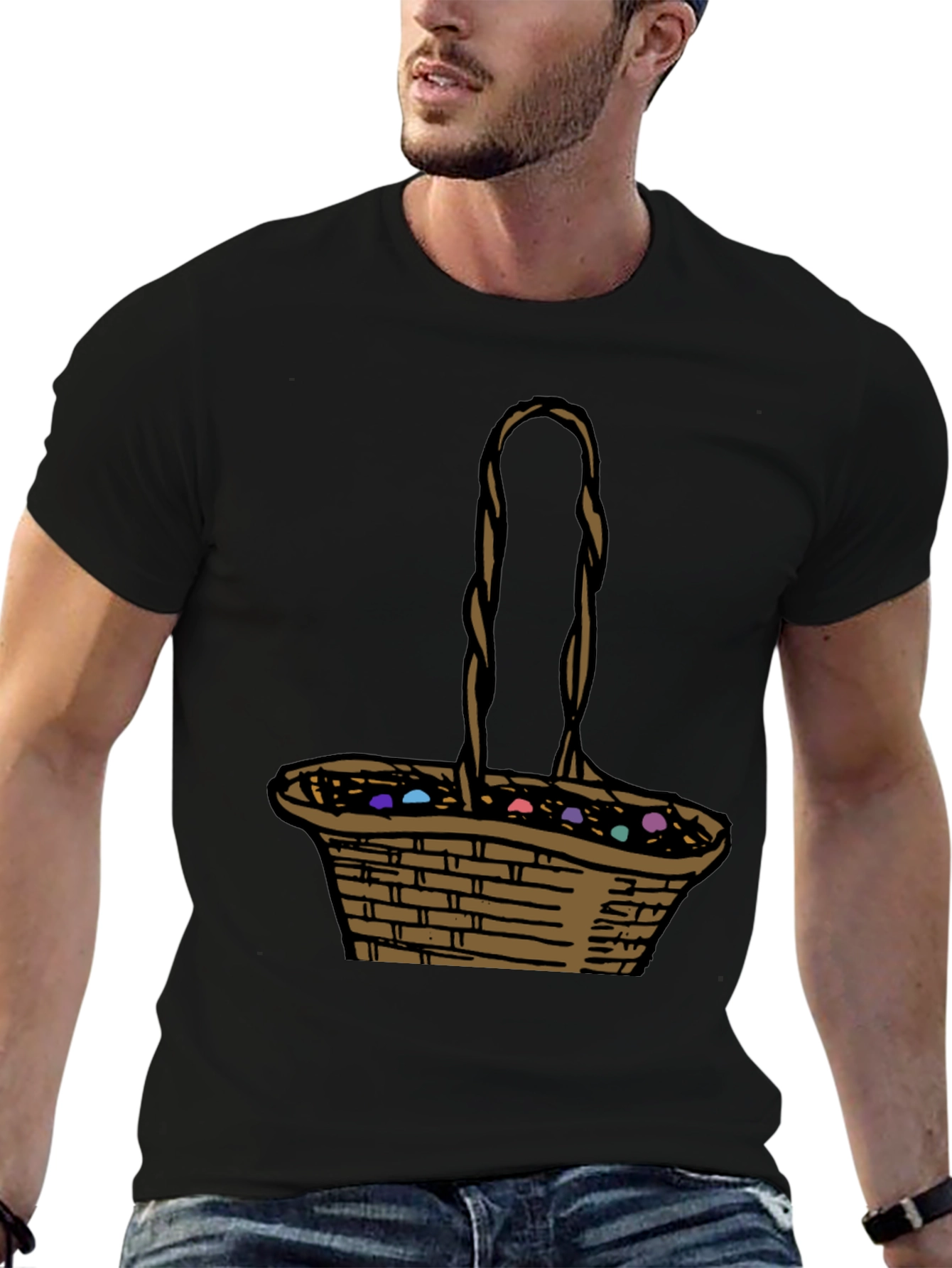 Easter Basket T-Shirt: Fun Festive Comfortable