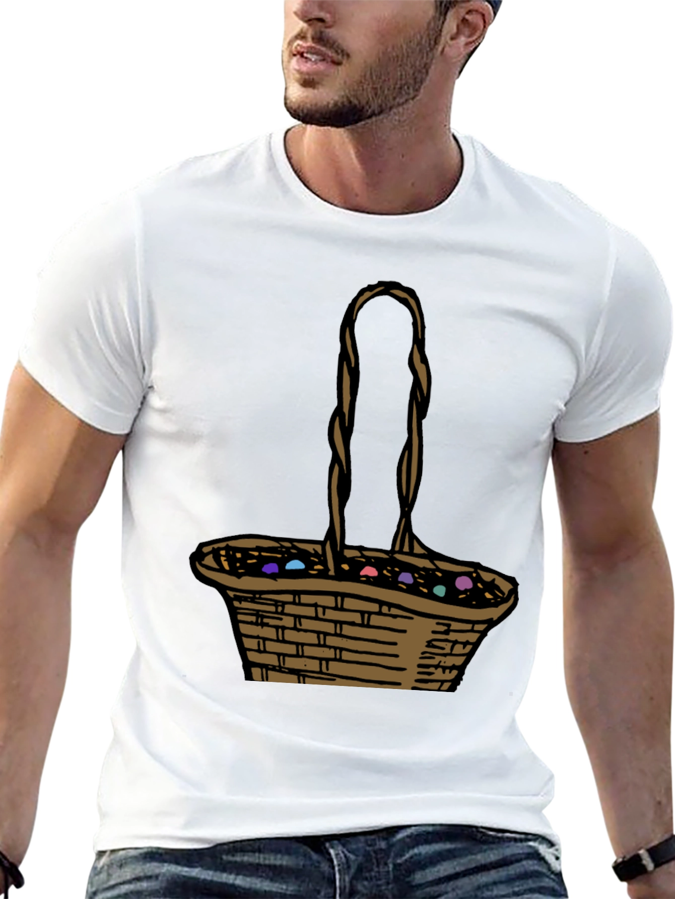 Easter Basket T-Shirt: Fun Festive Comfortable