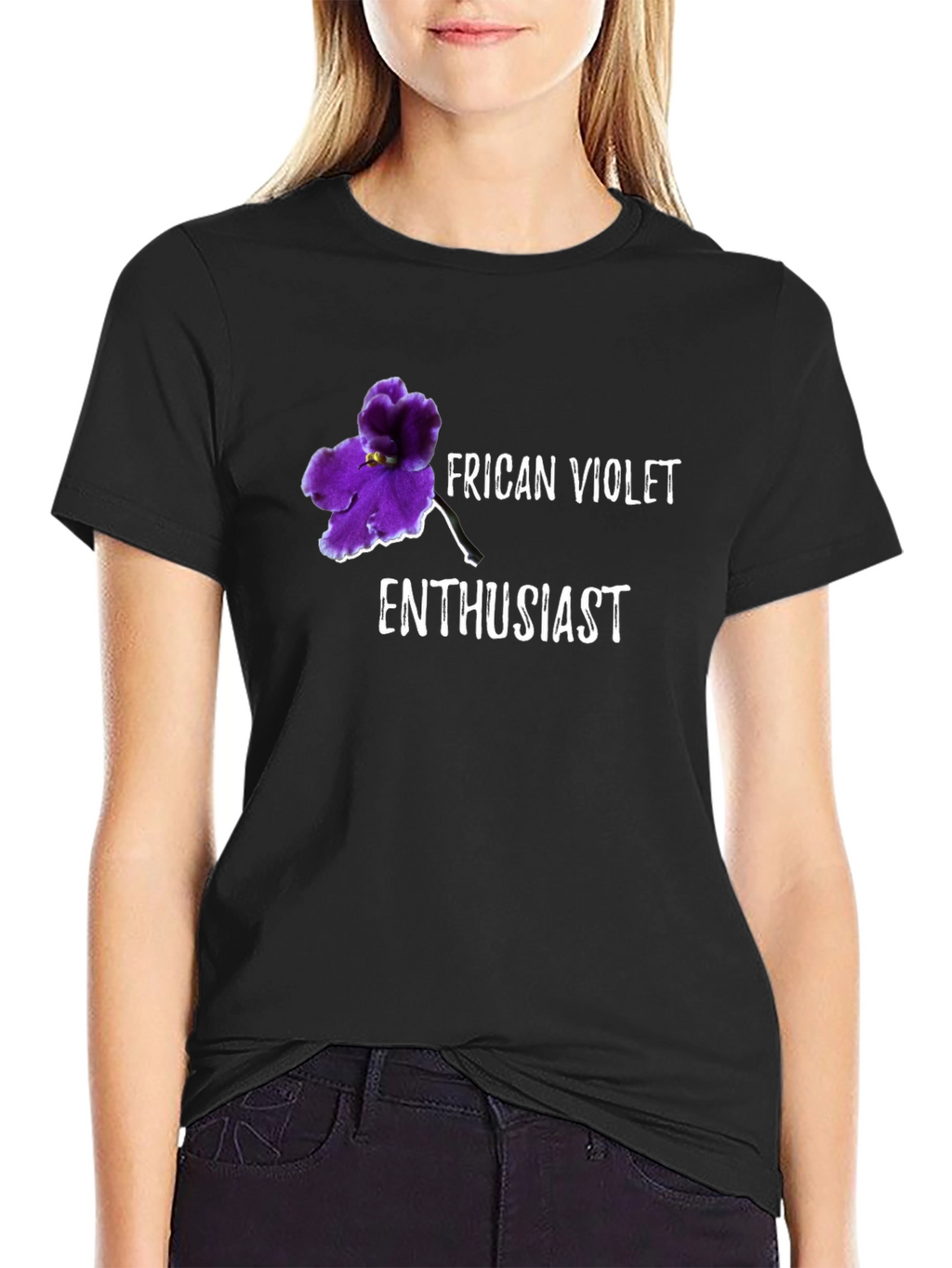 African Violet Enthusiast Graphic Tee