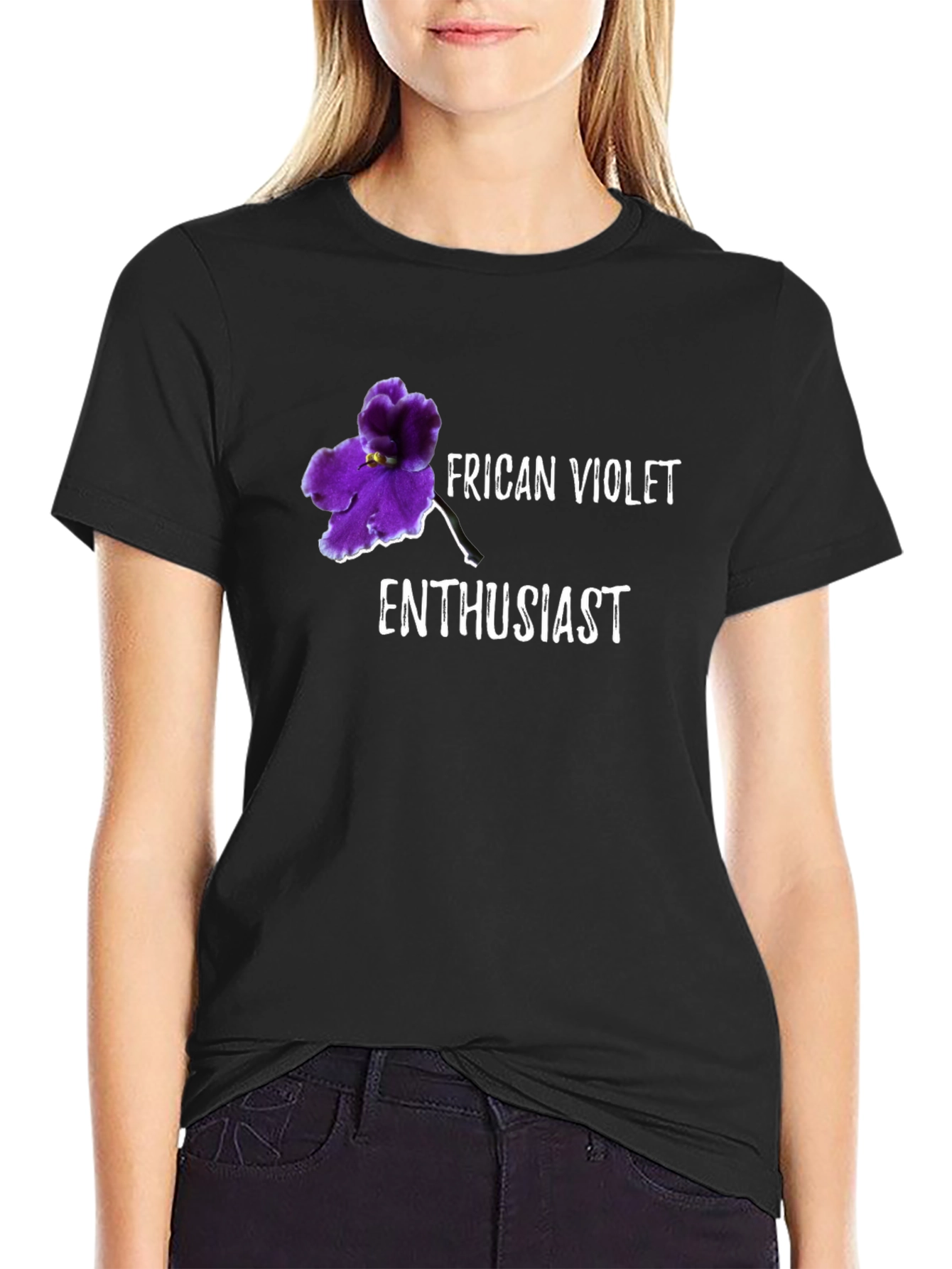 African Violet Enthusiast Graphic Tee