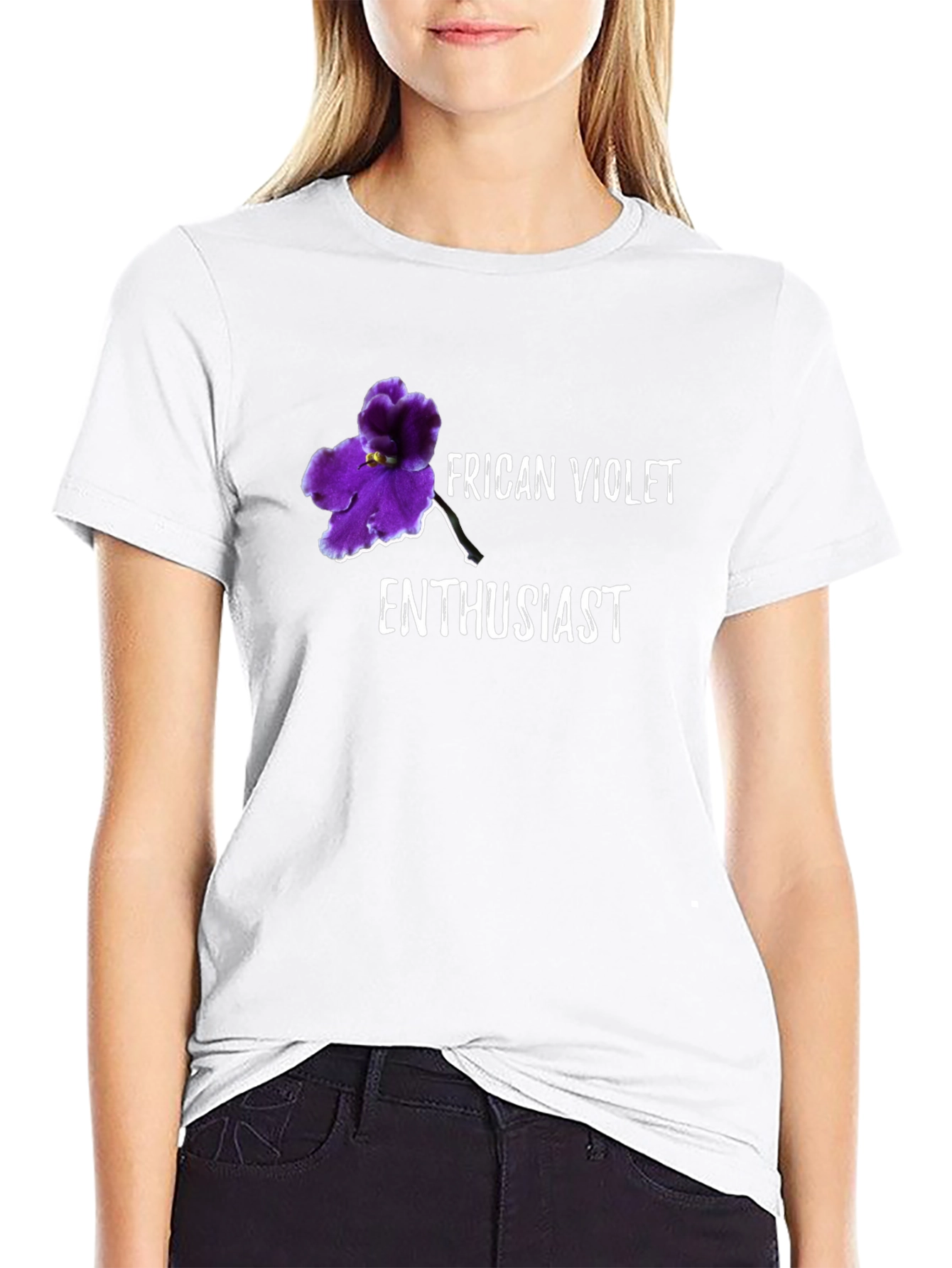 African Violet Enthusiast Graphic Tee