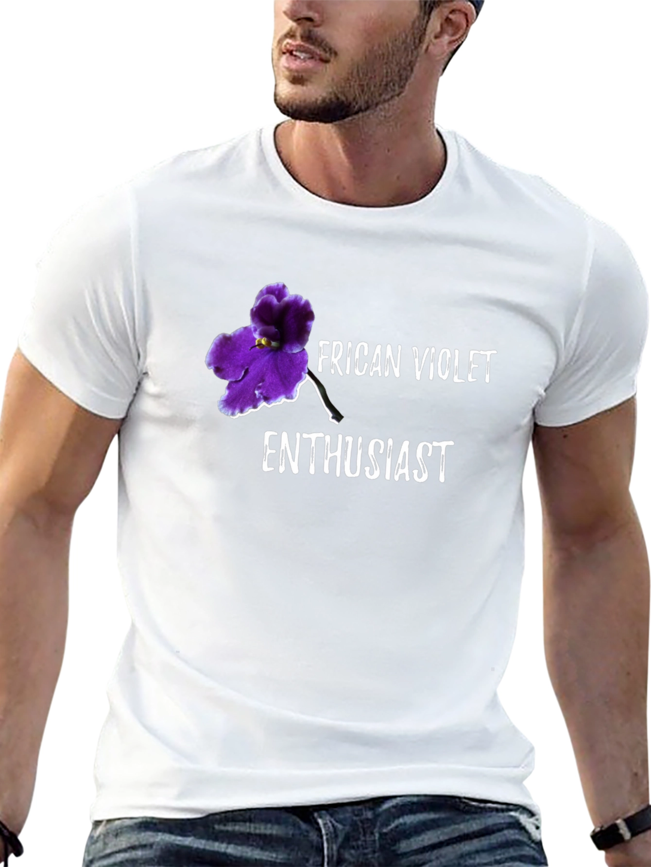 African Violet Enthusiast Graphic Tee