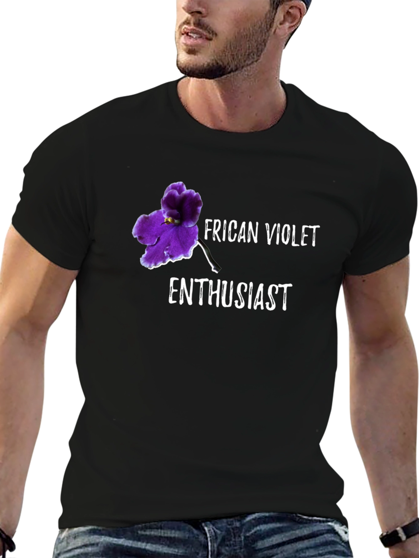 African Violet Enthusiast Graphic Tee