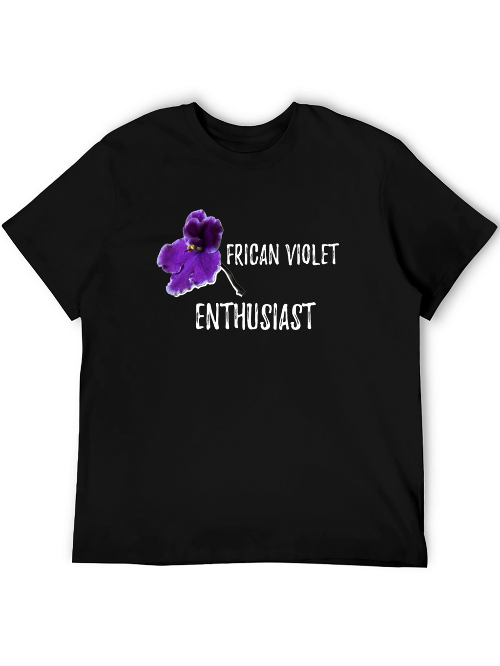 African Violet Enthusiast Graphic Tee