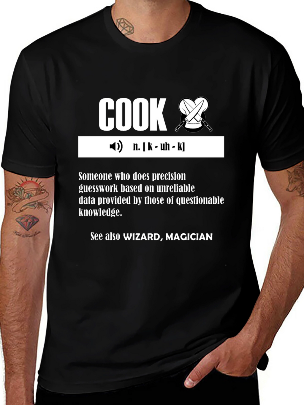 Cook Definition T-Shirt - Culinary Wizardry
