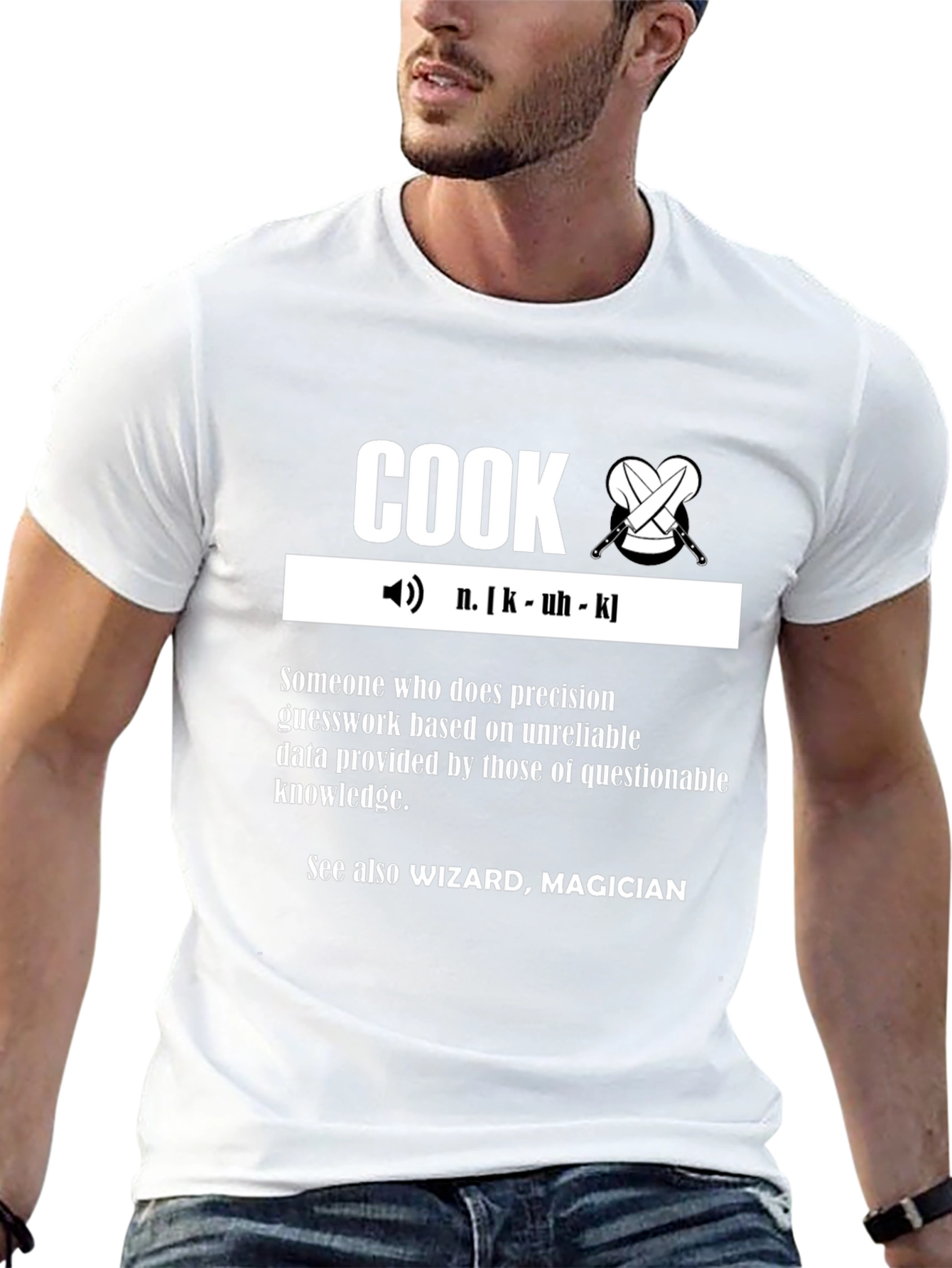Cook Definition T-Shirt - Culinary Wizardry