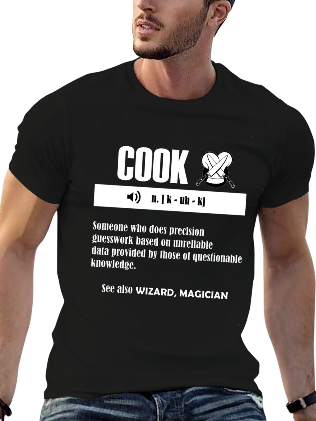 Cook Definition T-Shirt - Culinary Wizardry