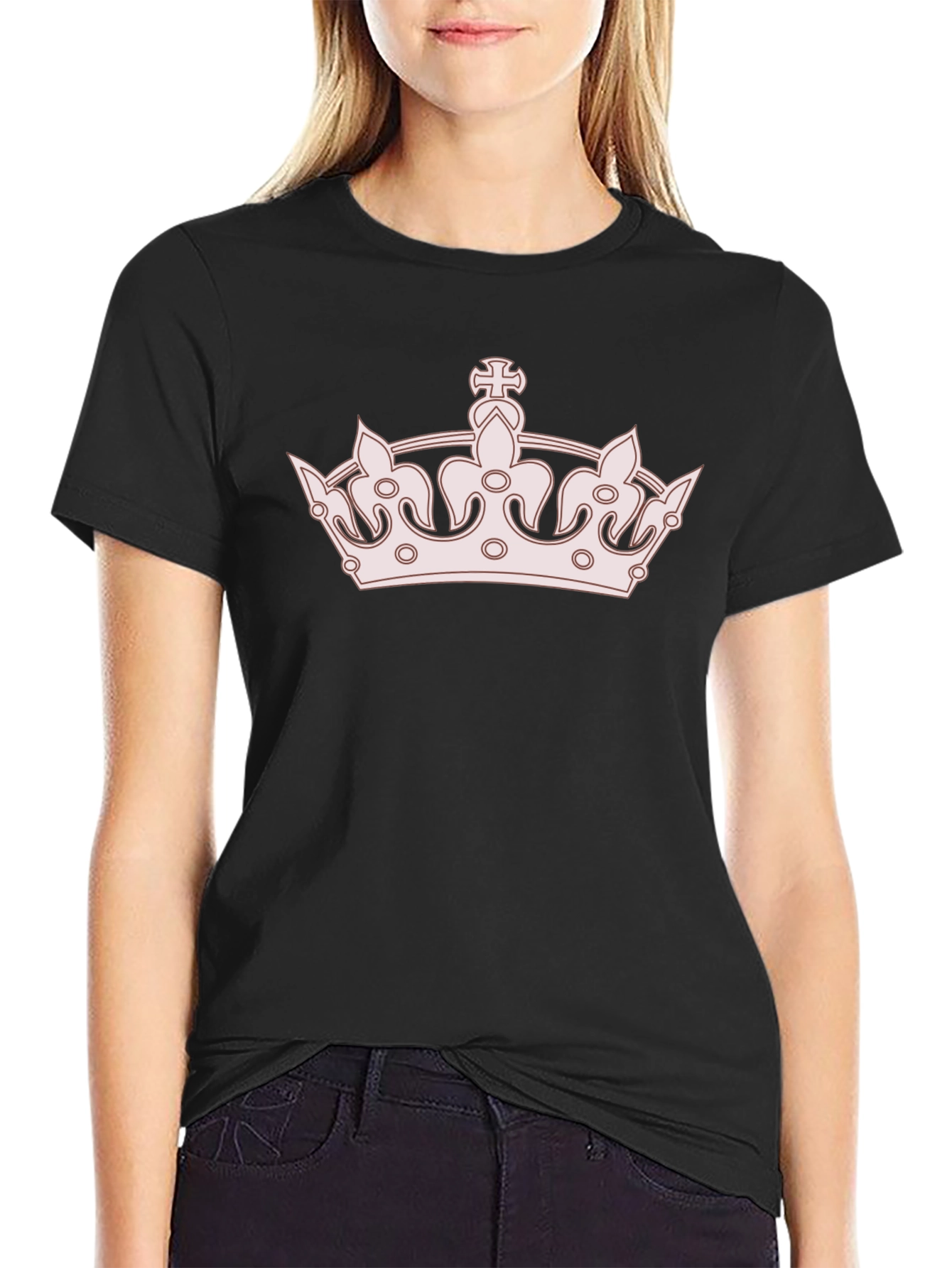 Crown Graphic Black T-Shirt