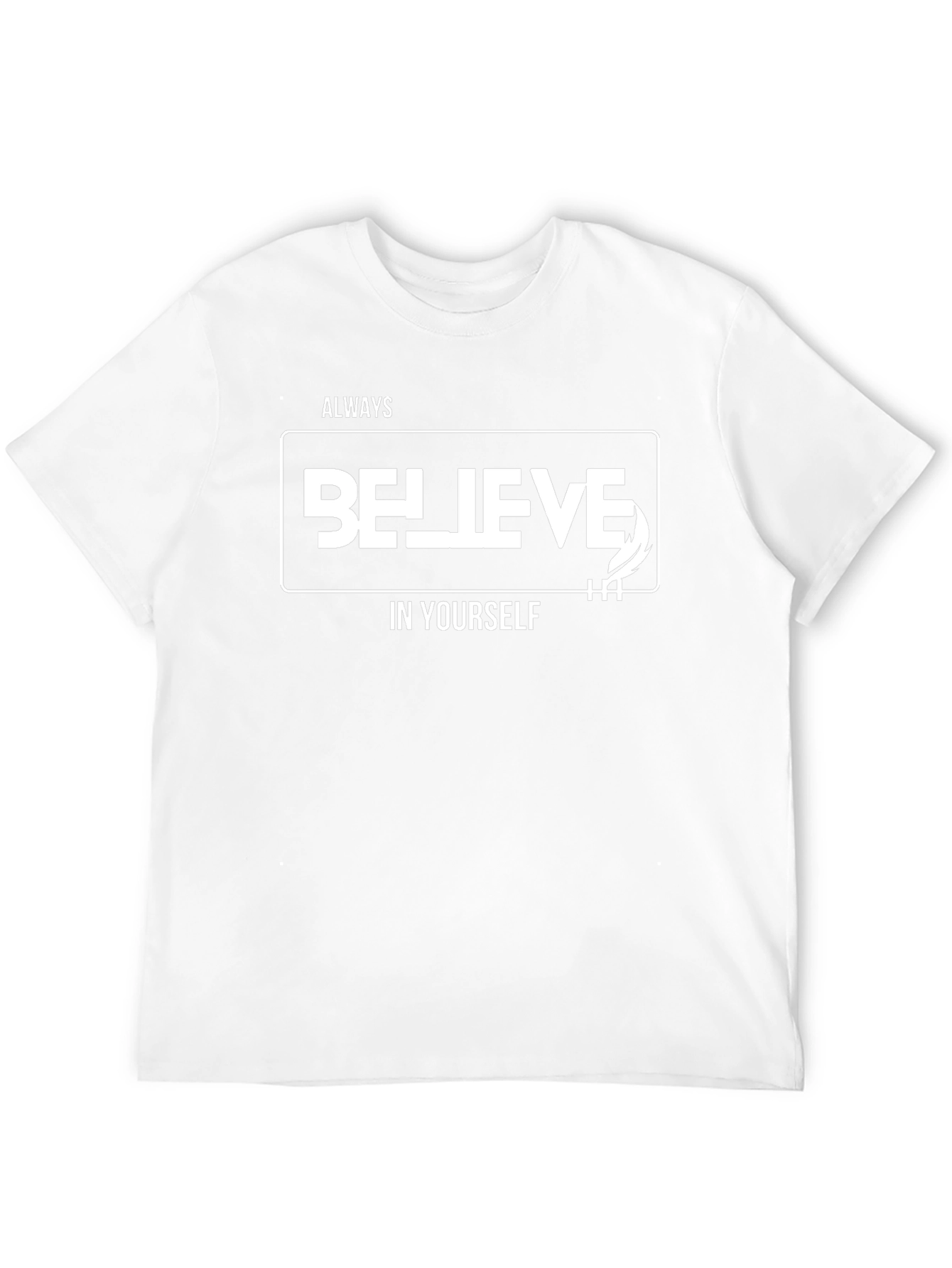 Believe in Yourself Black Graphic Tee
