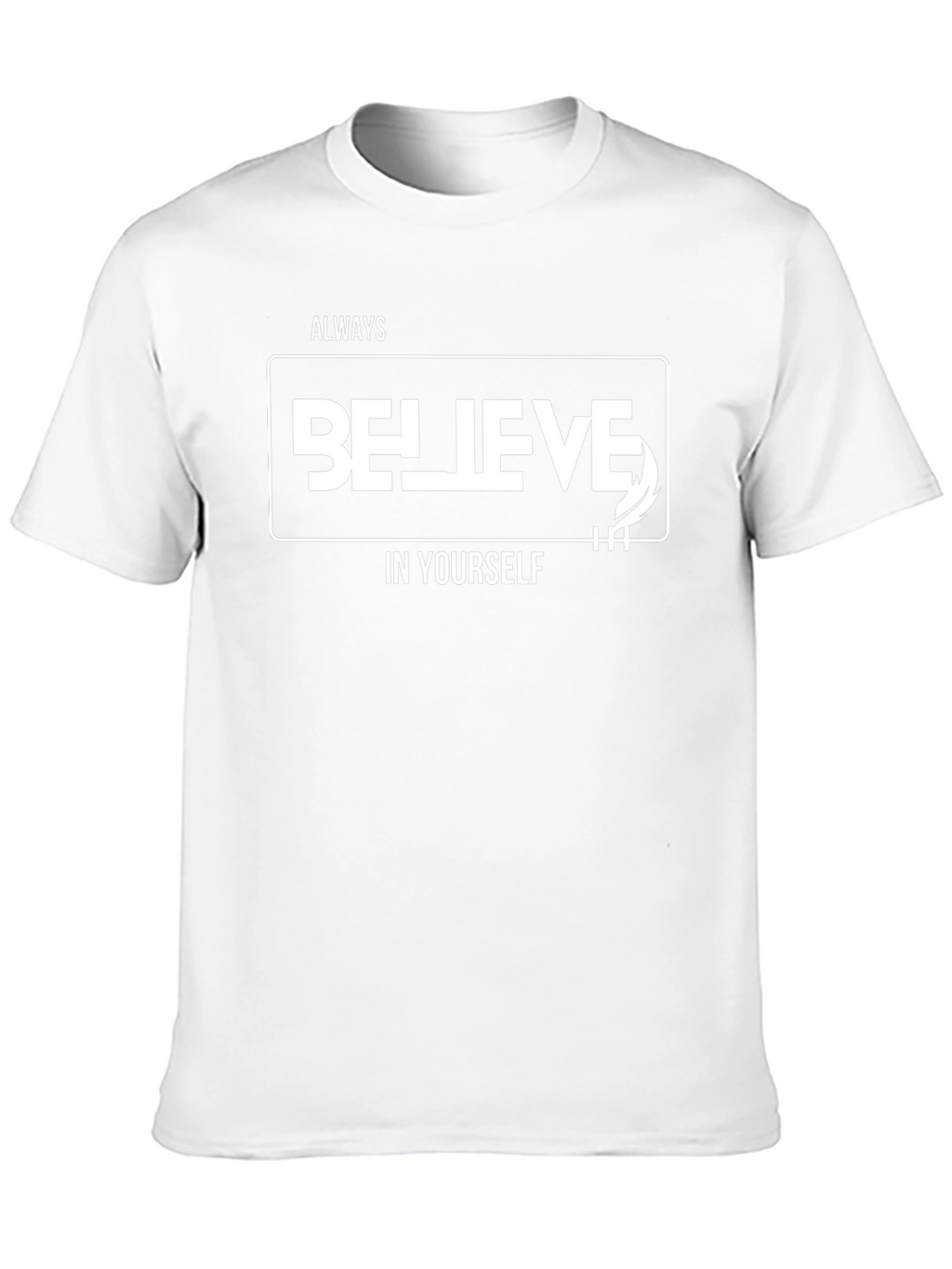 Believe in Yourself Black Graphic Tee