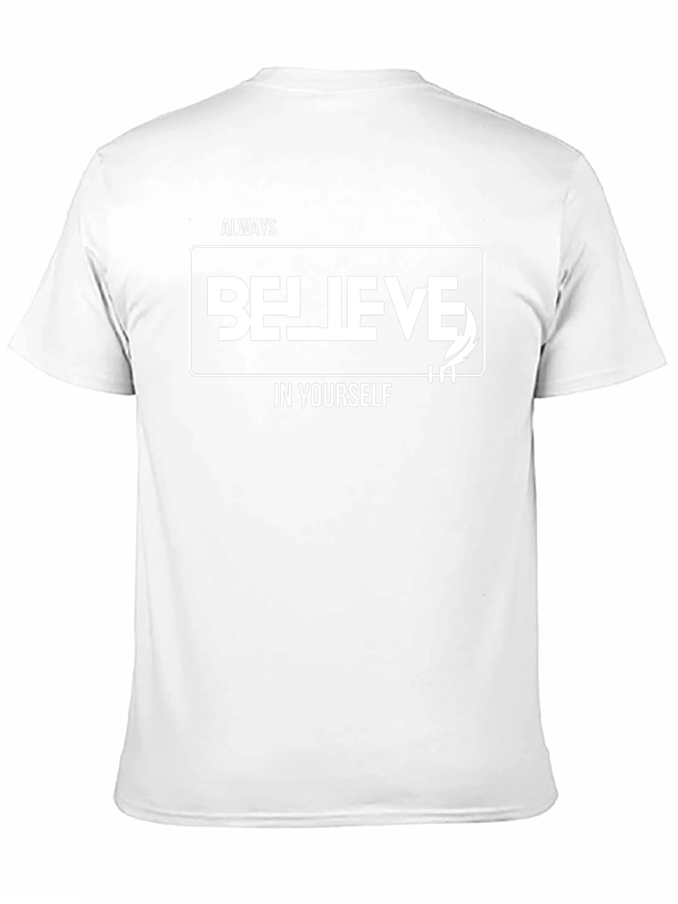 Believe in Yourself Black Graphic Tee