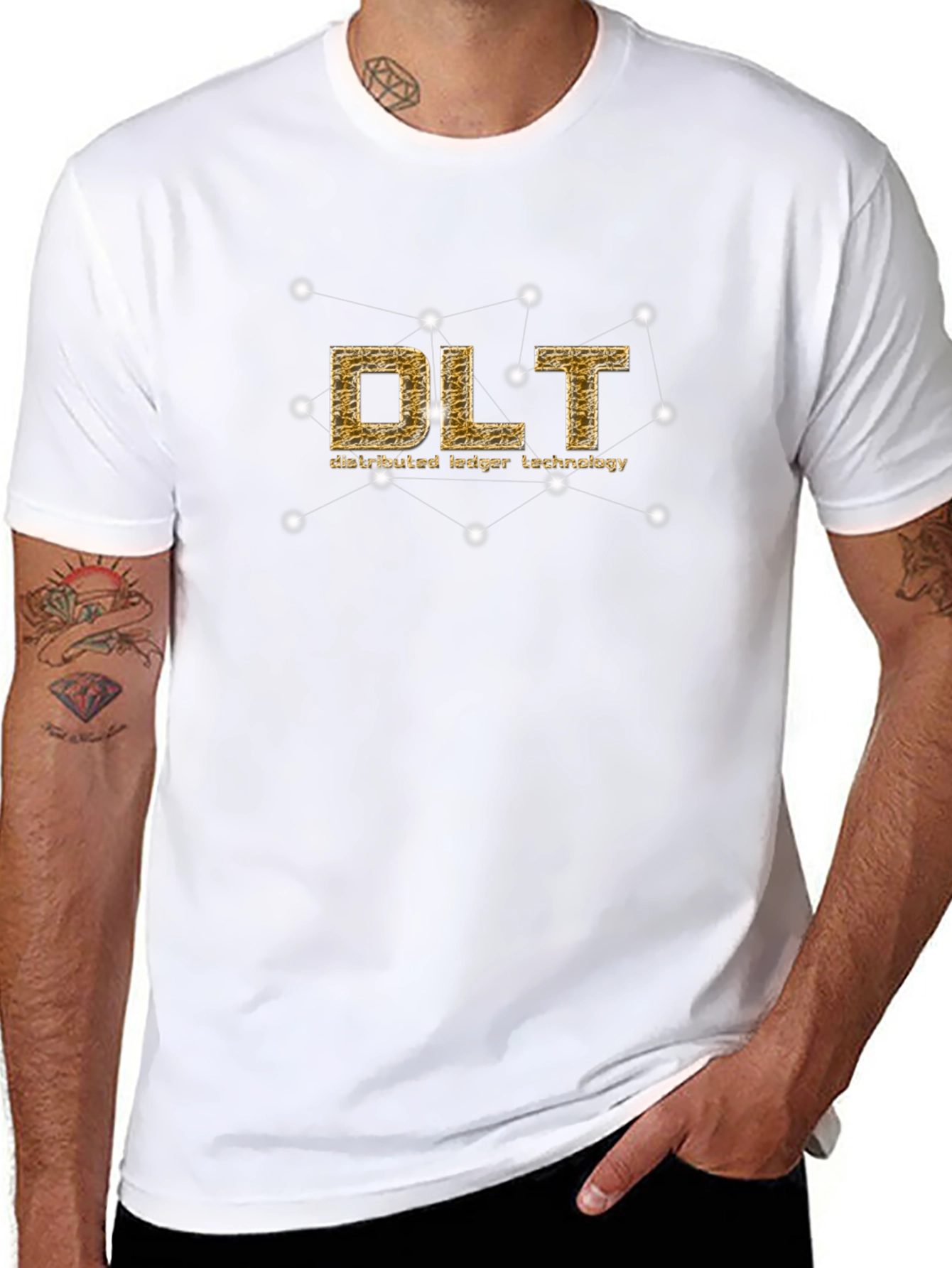 DLT Distributed Ledger Tech Black T-Shirt