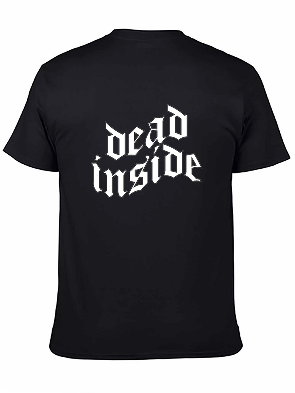 Dead Inside Gothic Style Black T-Shirt
