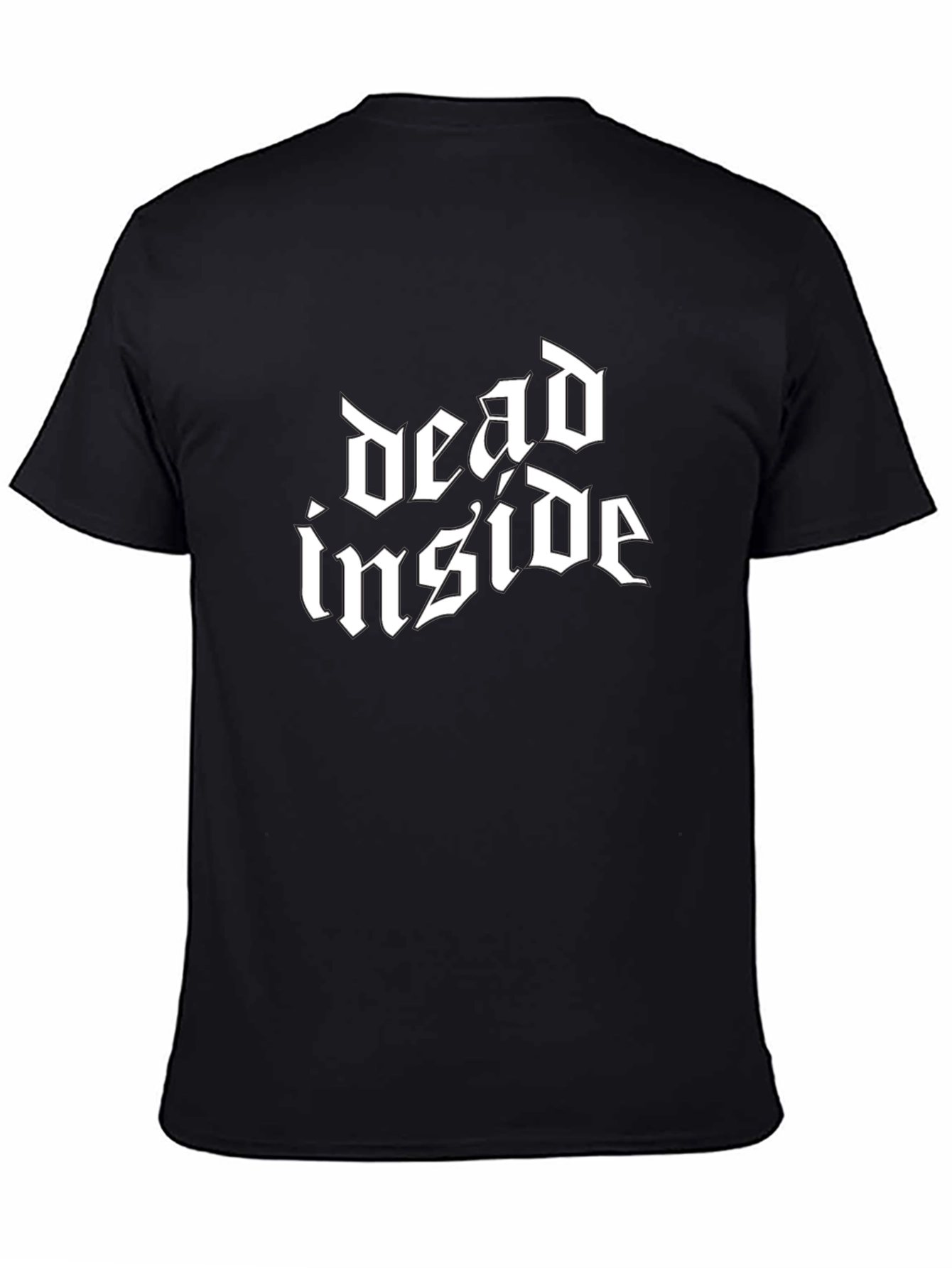 Dead Inside Gothic Style Black T-Shirt