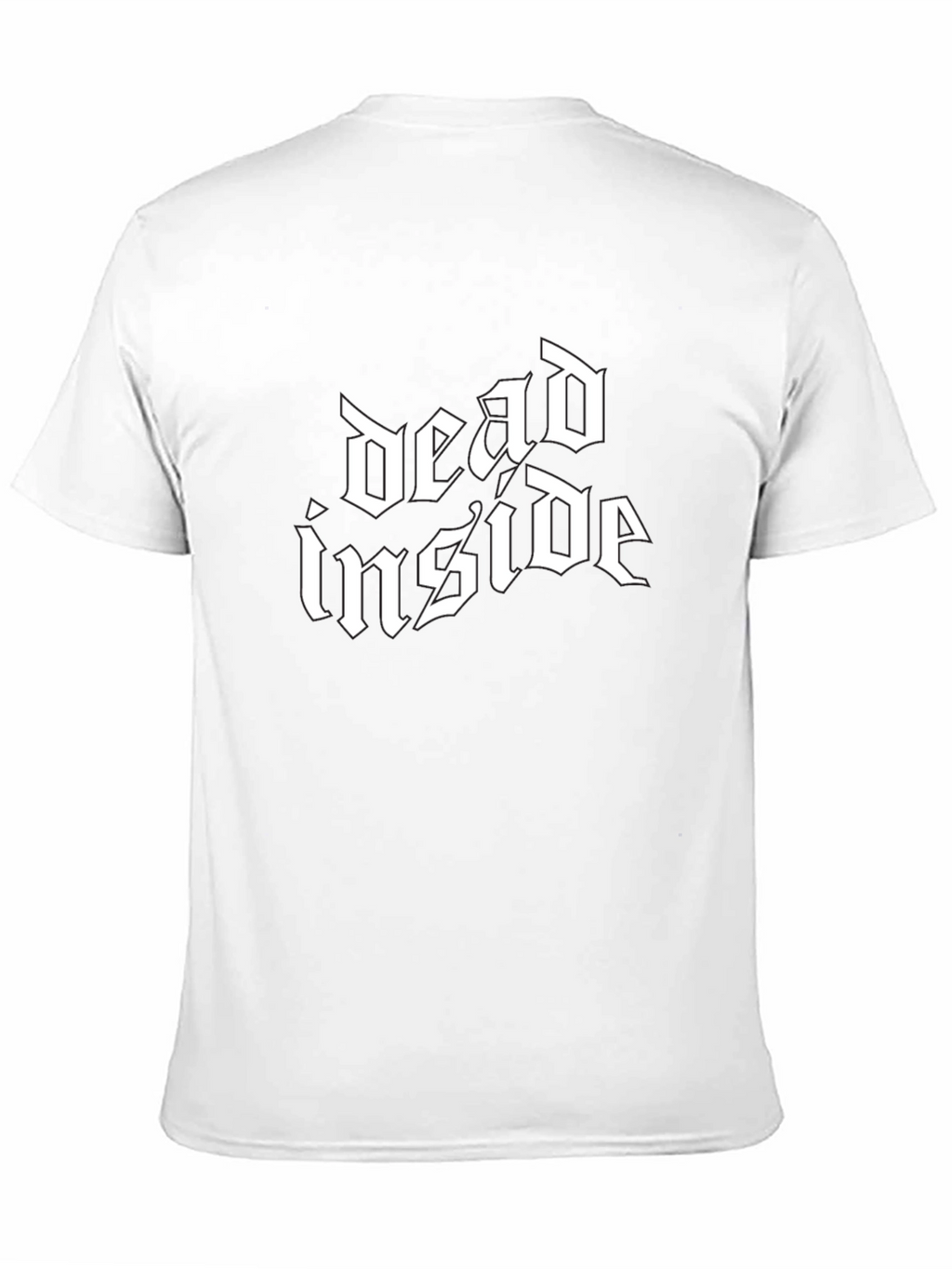 Dead Inside Gothic Style Black T-Shirt