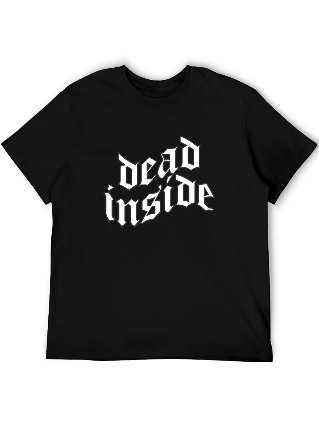 Dead Inside Gothic Style Black T-Shirt