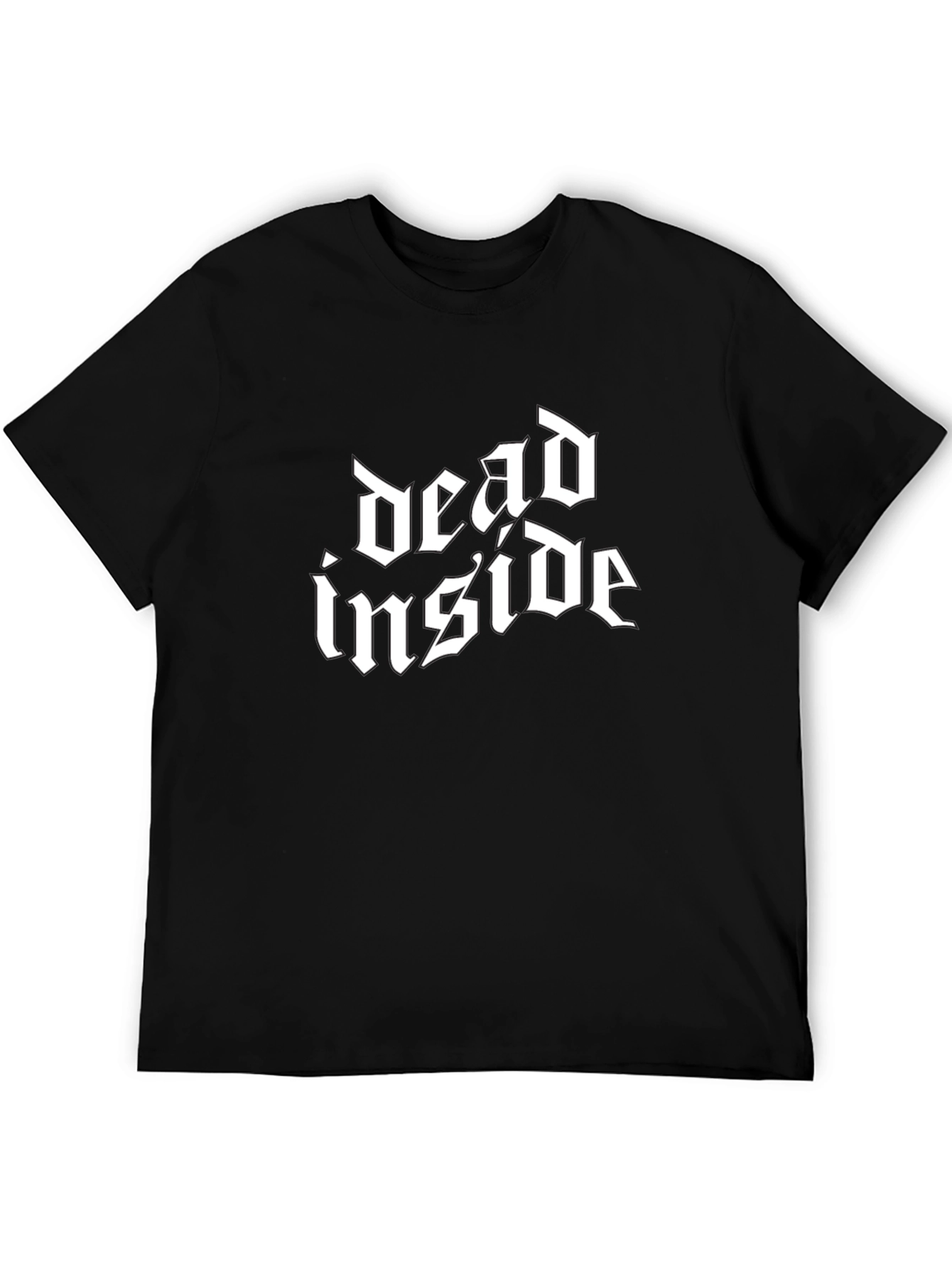 Dead Inside Gothic Style Black T-Shirt