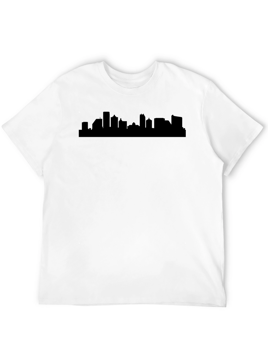 Cityscape Silhouette Black T-Shirt