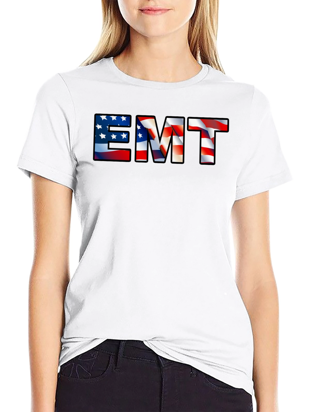 EMT American Flag T-Shirt