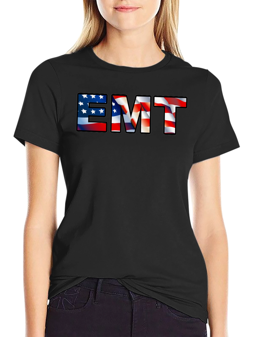 EMT American Flag T-Shirt