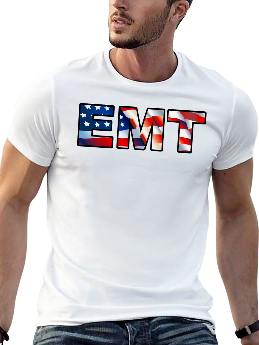 EMT American Flag T-Shirt