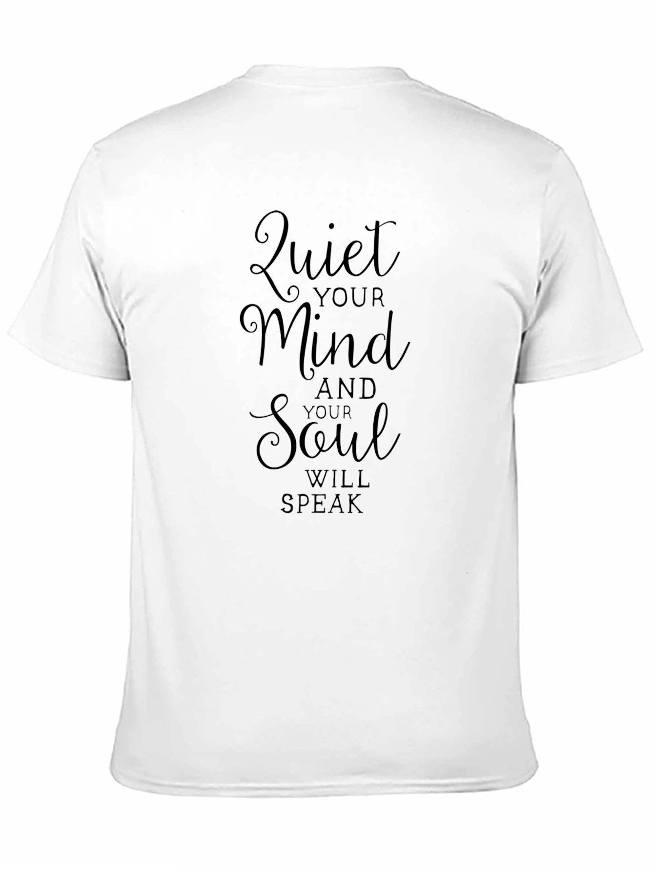 Quiet Your Mind Black Graphic Tee