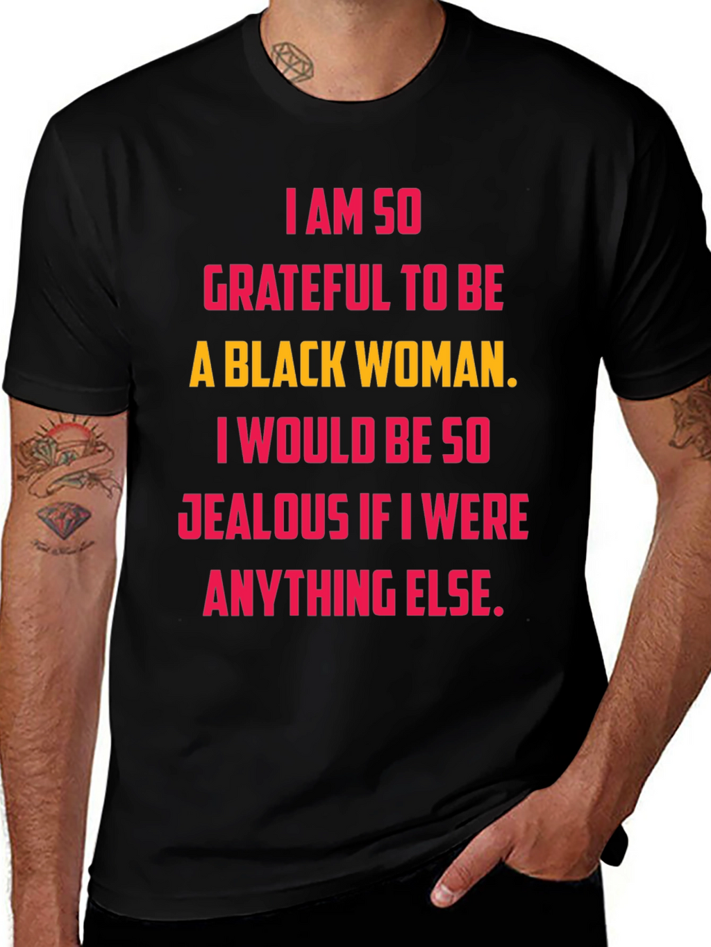 Grateful Black Woman Graphic Tee