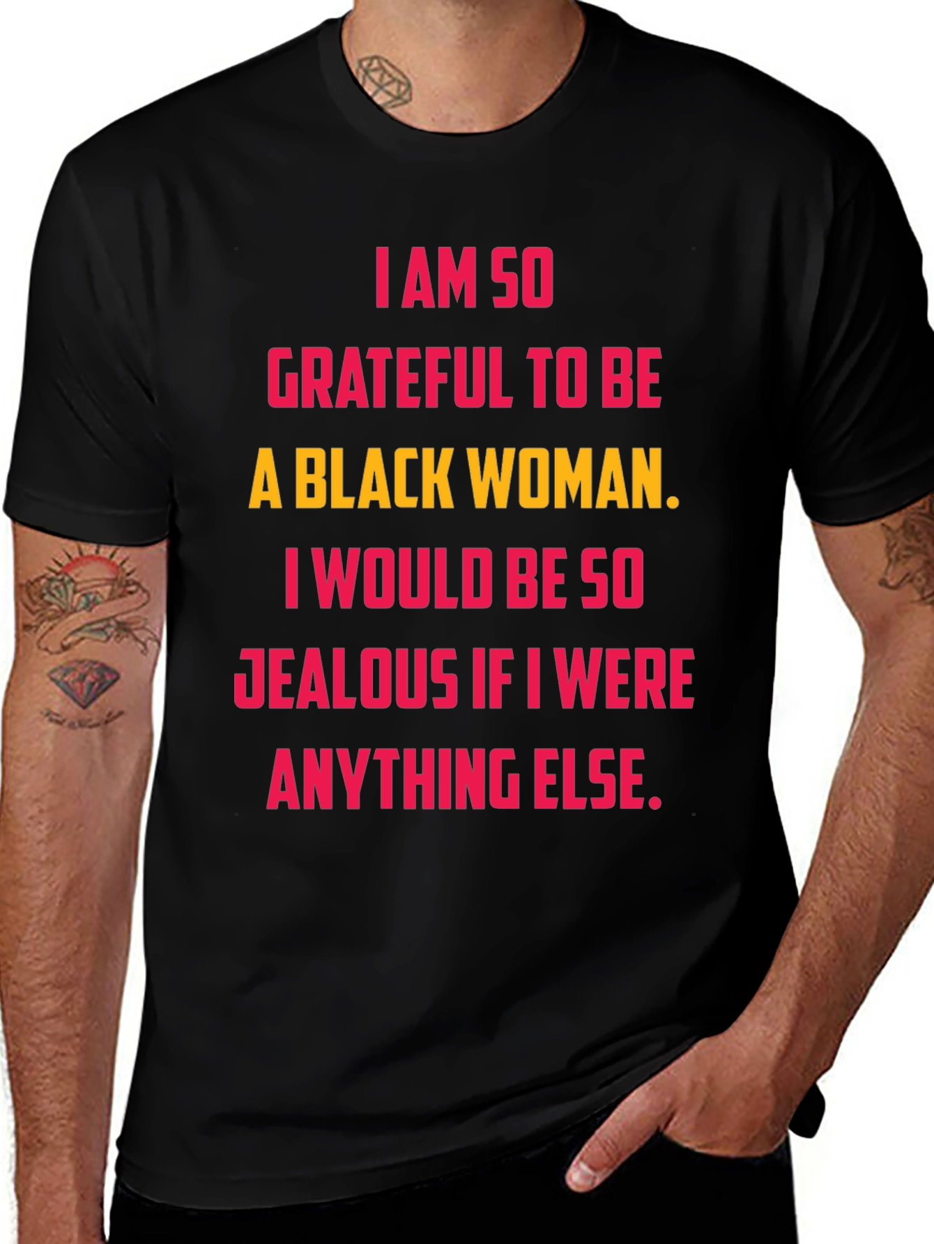 Grateful Black Woman Graphic Tee