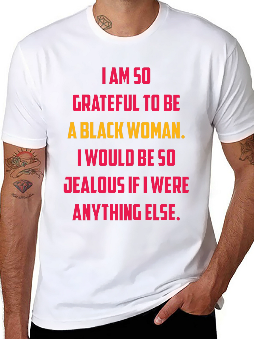 Grateful Black Woman Graphic Tee