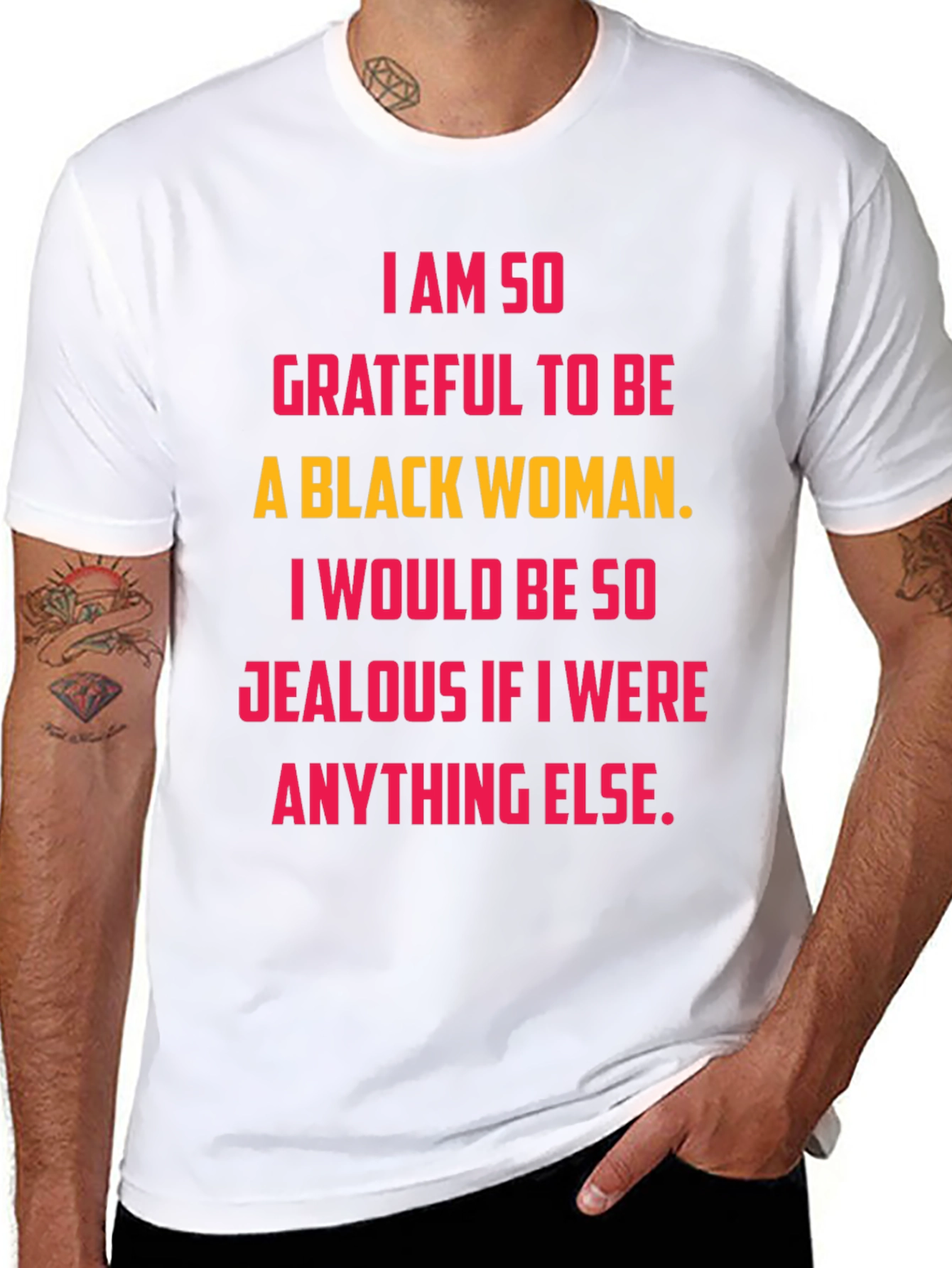 Grateful Black Woman Graphic Tee