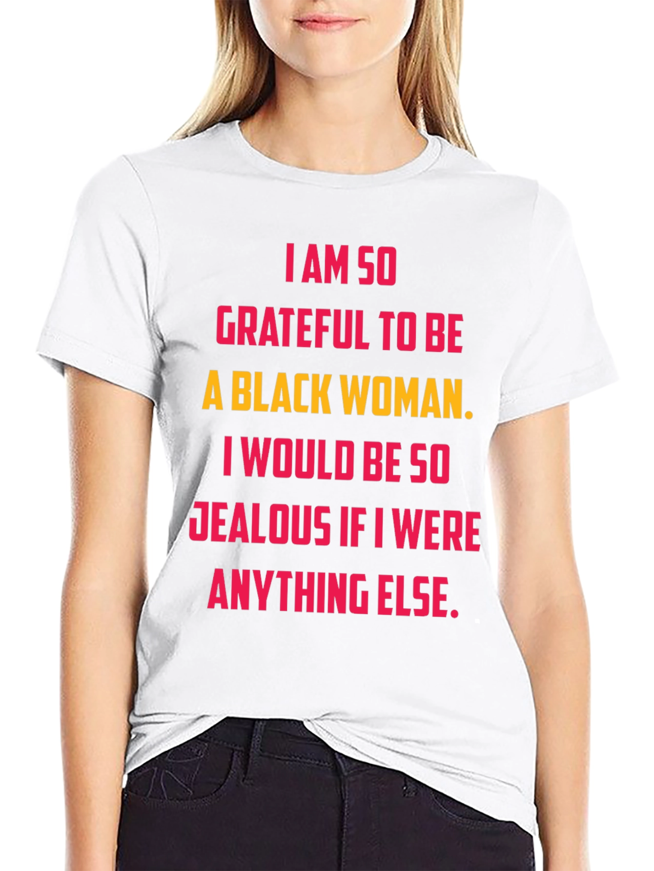 Grateful Black Woman Graphic Tee