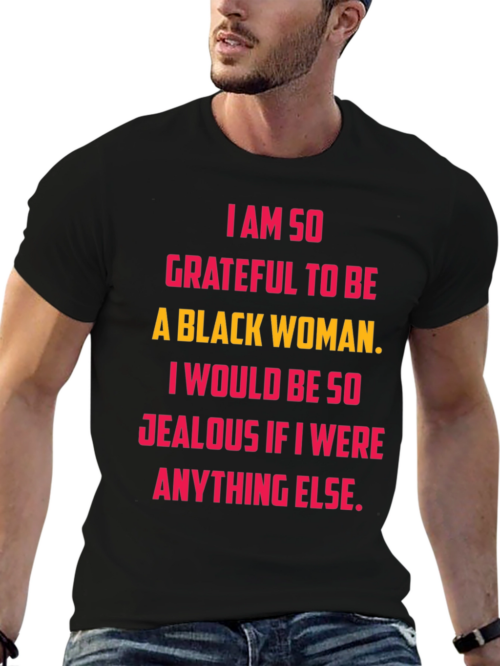 Grateful Black Woman Graphic Tee