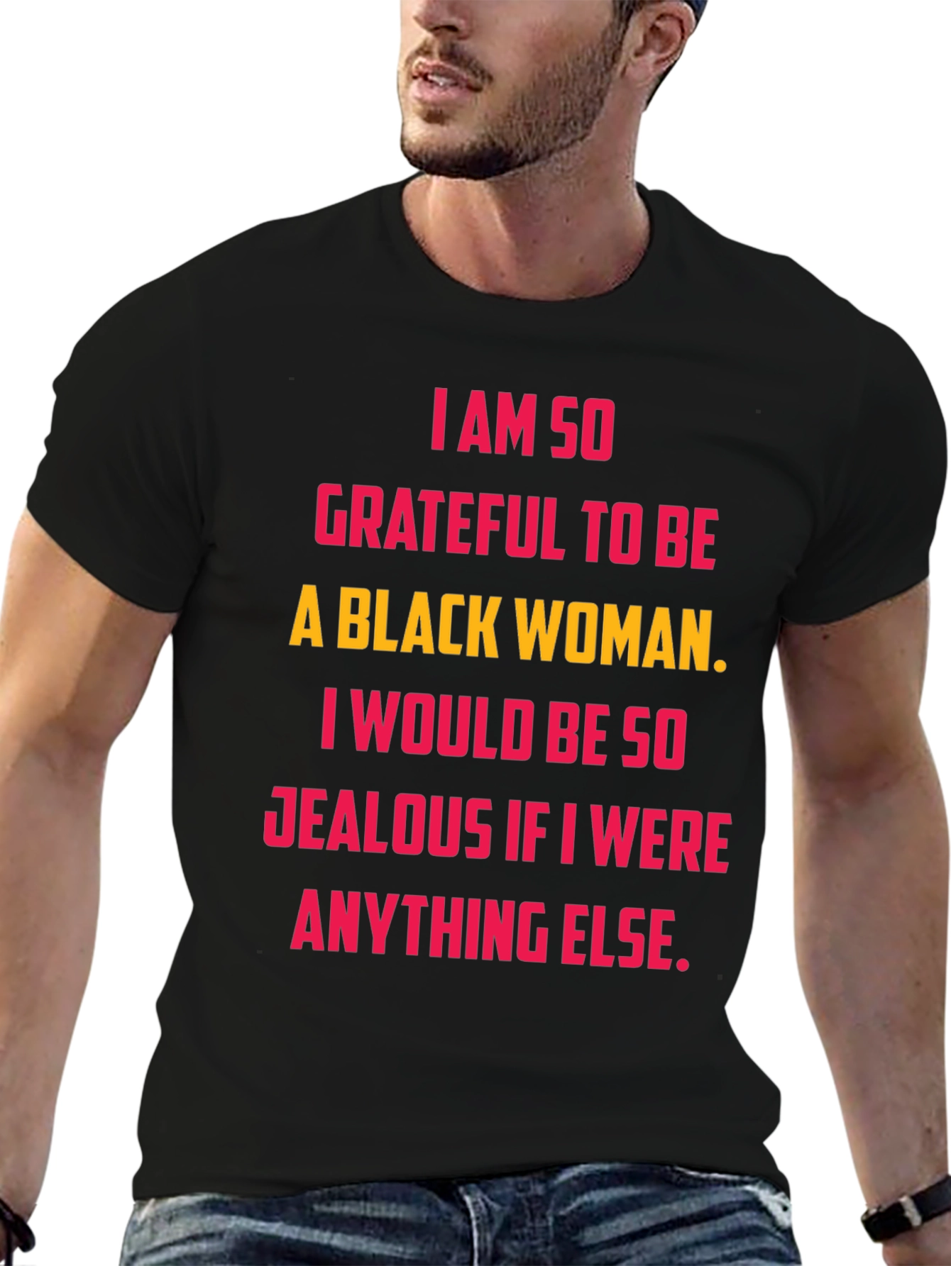 Grateful Black Woman Graphic Tee