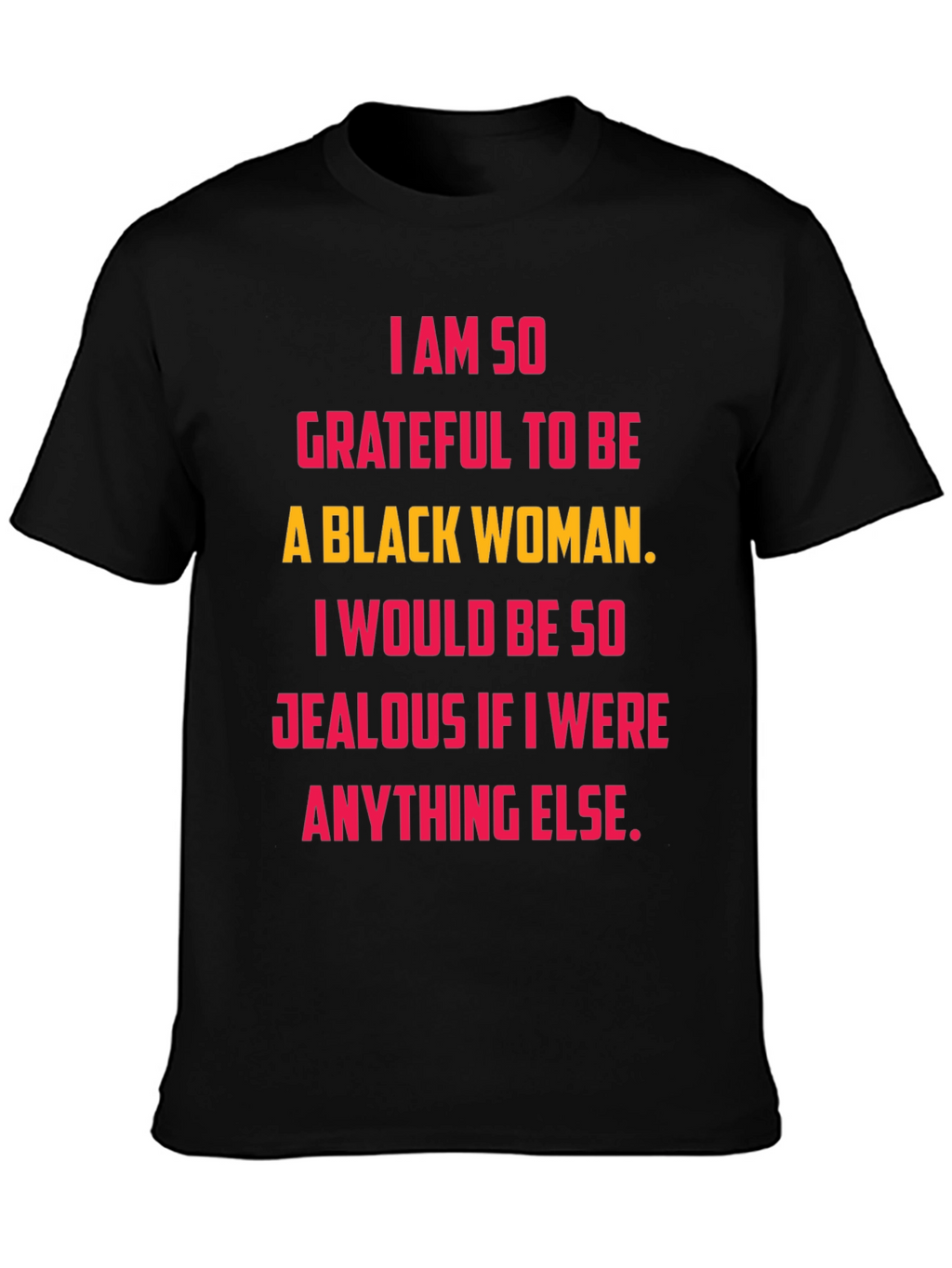Grateful Black Woman Graphic Tee