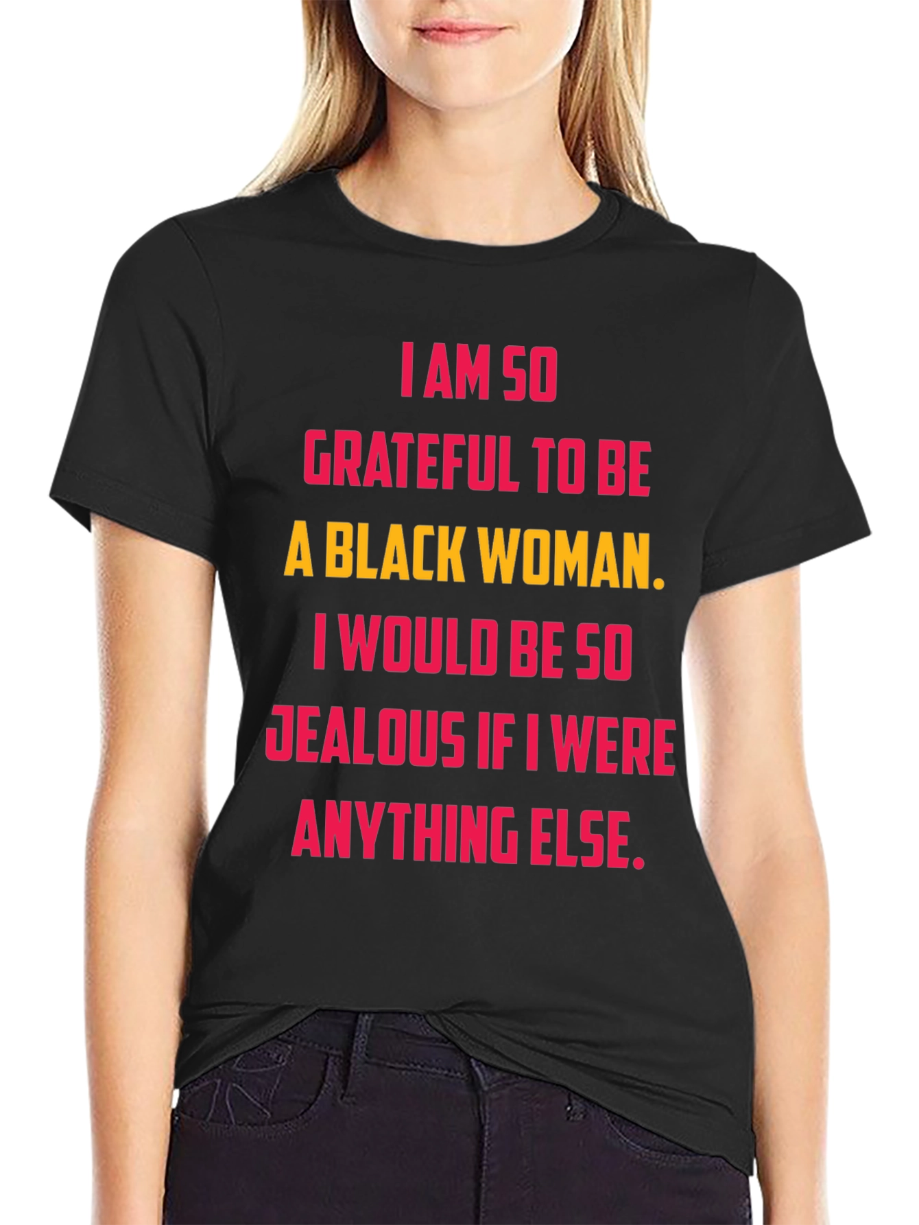 Grateful Black Woman Graphic Tee