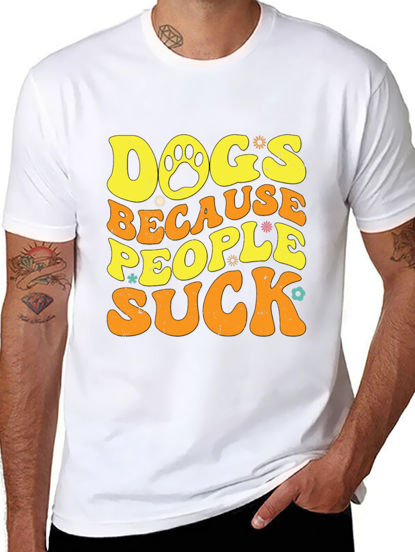Dogs Because People Suck T-Shirt
