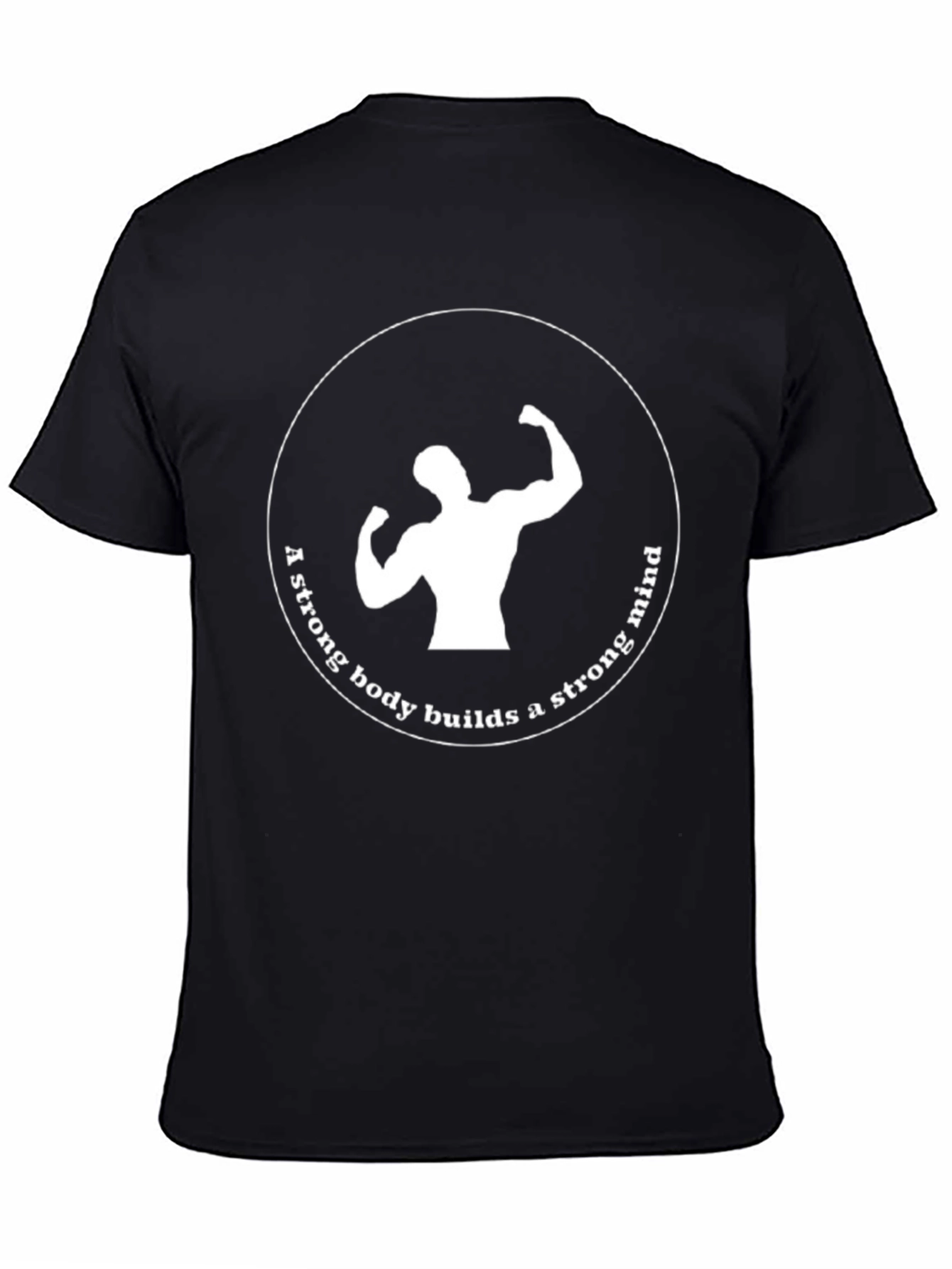 Motivational Strong Body Strong Mind Graphic Tee