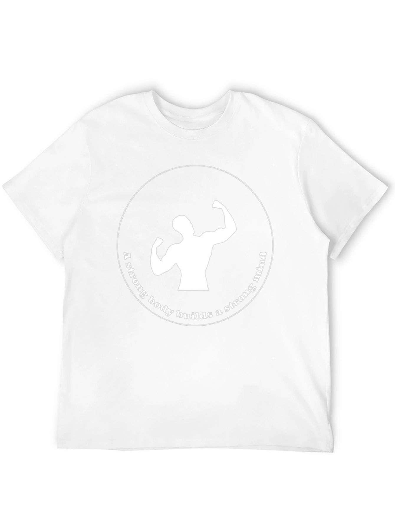Motivational Strong Body Strong Mind Graphic Tee