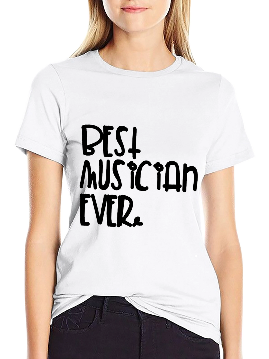 Best Musician Ever Black Graphic T-Shirt