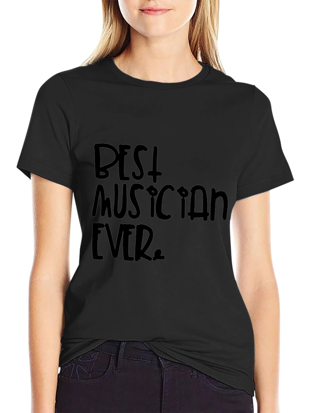 Best Musician Ever Black Graphic T-Shirt