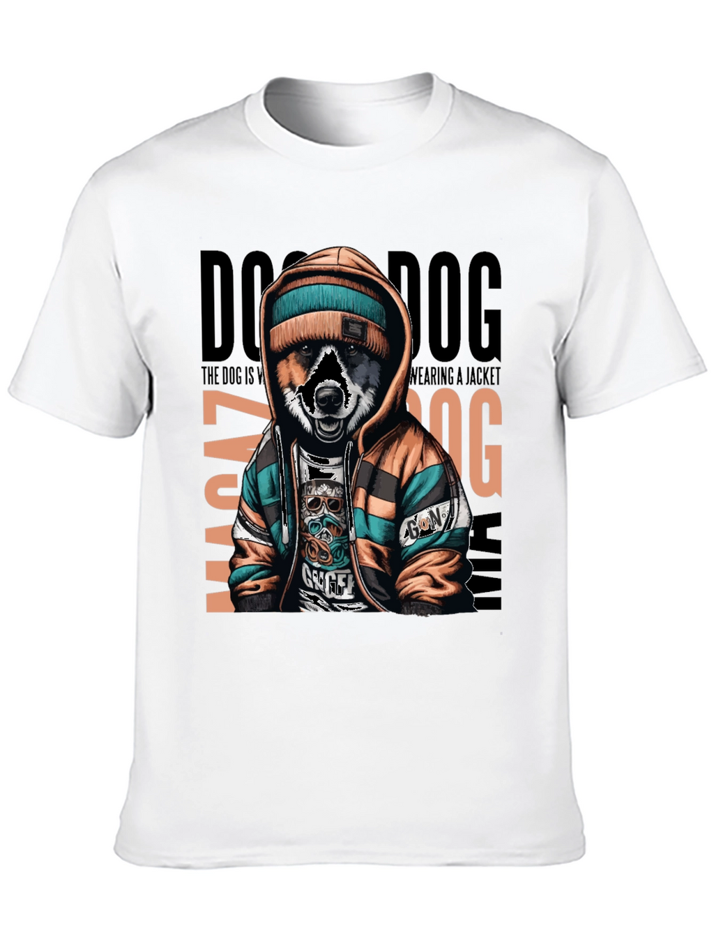 Dog Wearing Jacket Unisex T-Shirt