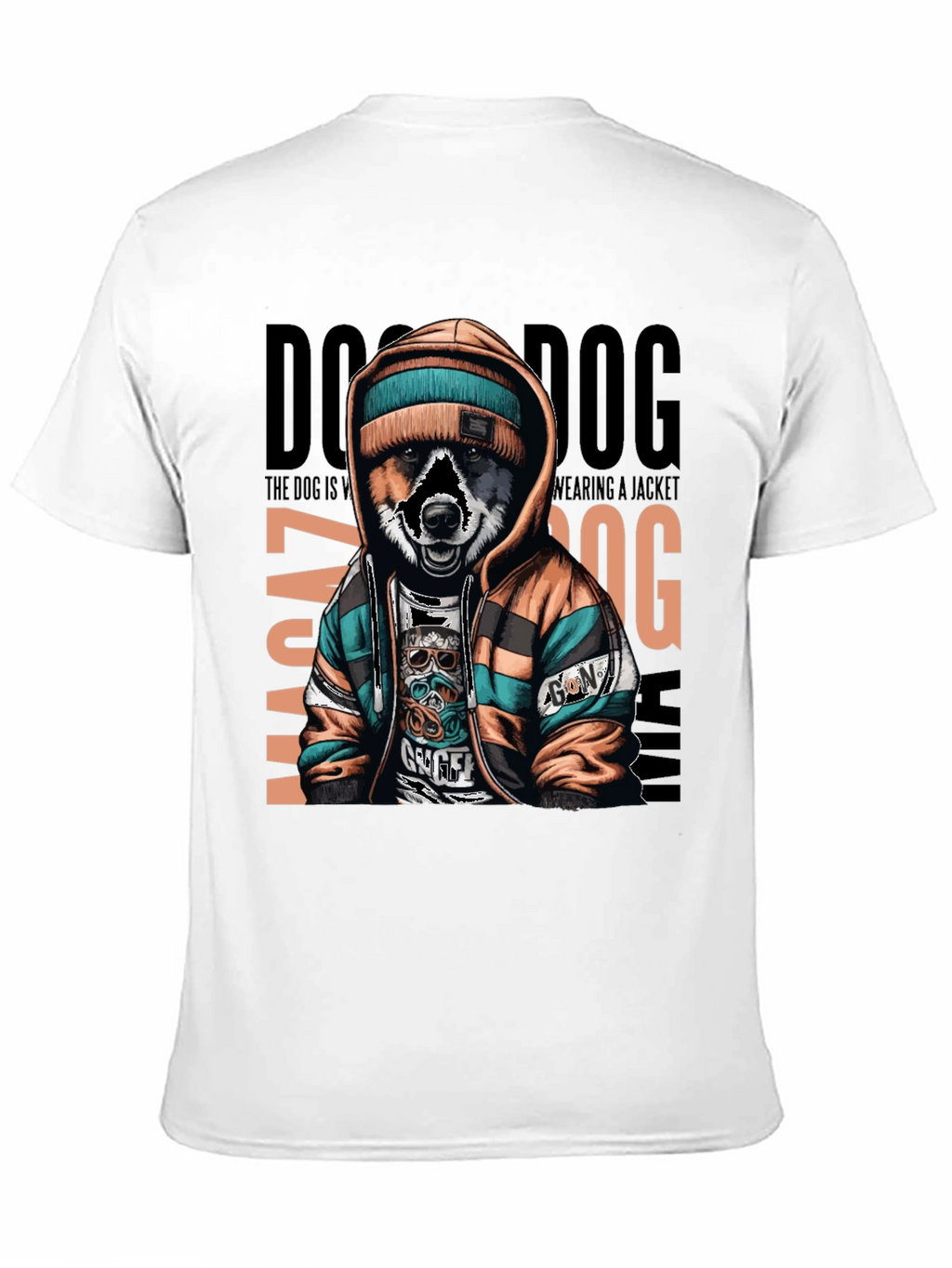 Dog Wearing Jacket Unisex T-Shirt