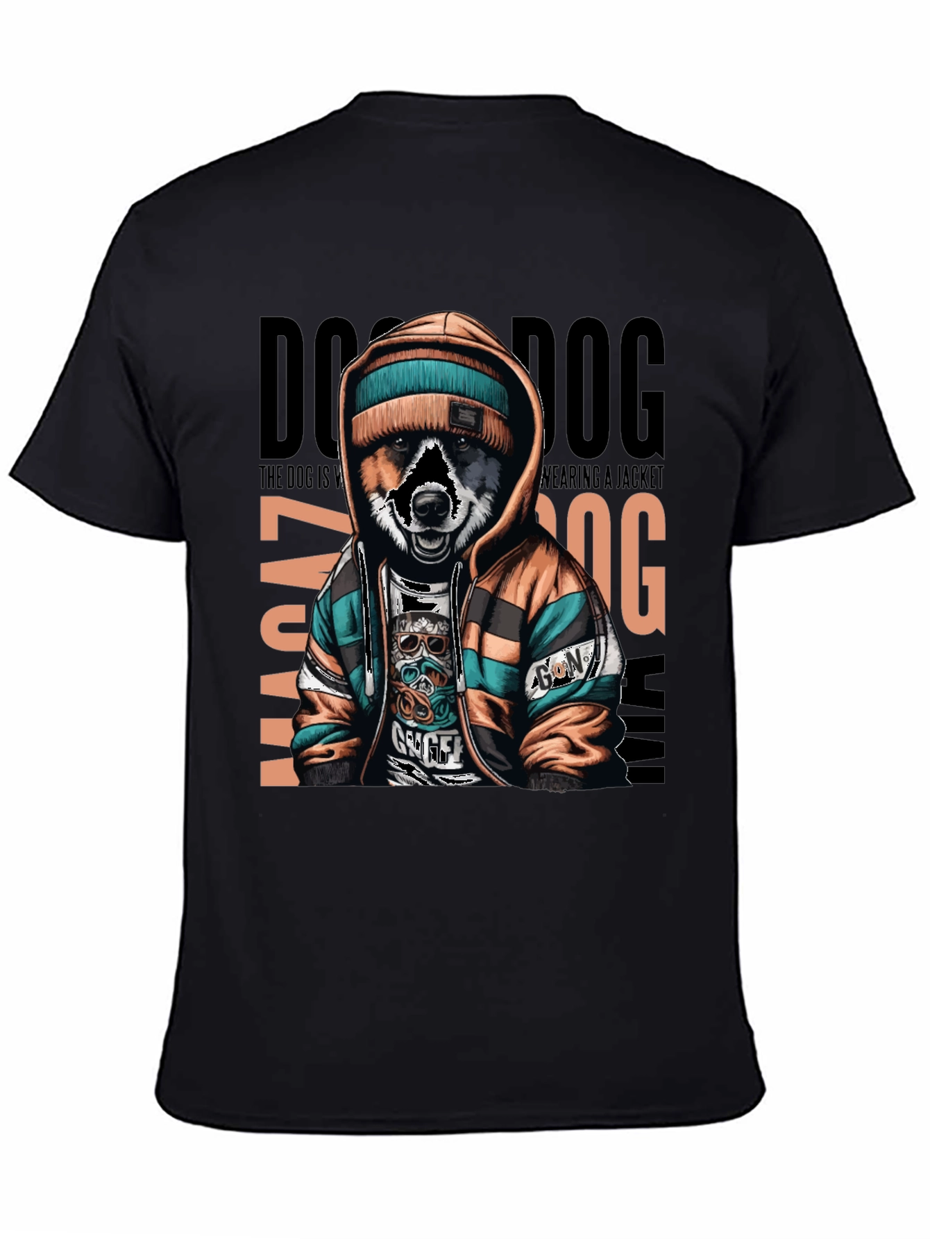 Dog Wearing Jacket Unisex T-Shirt
