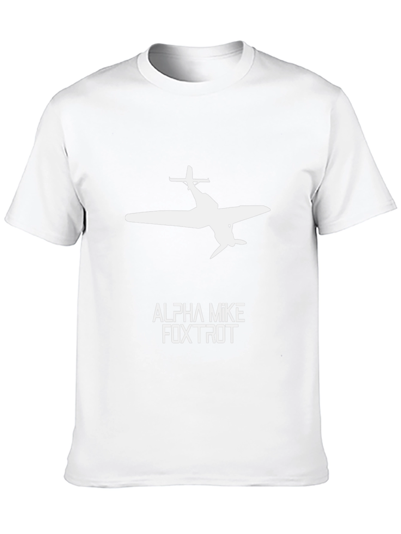 Alpha Mike Foxtrot Airplane T-Shirt