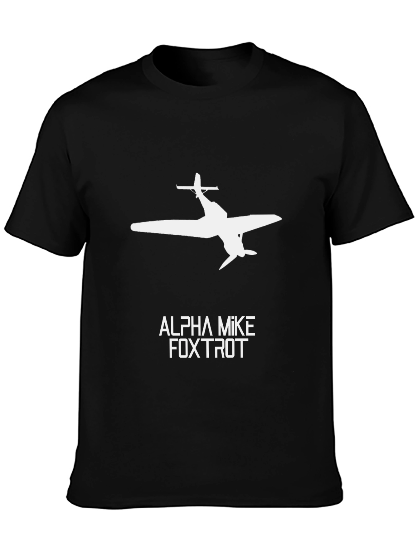 Alpha Mike Foxtrot Airplane T-Shirt